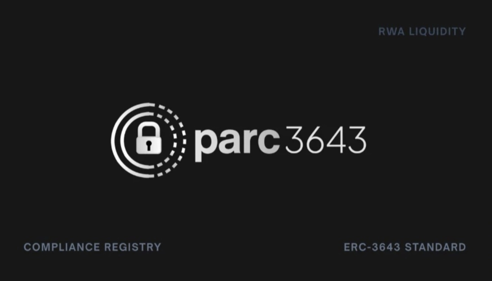 parc3643 business card, front