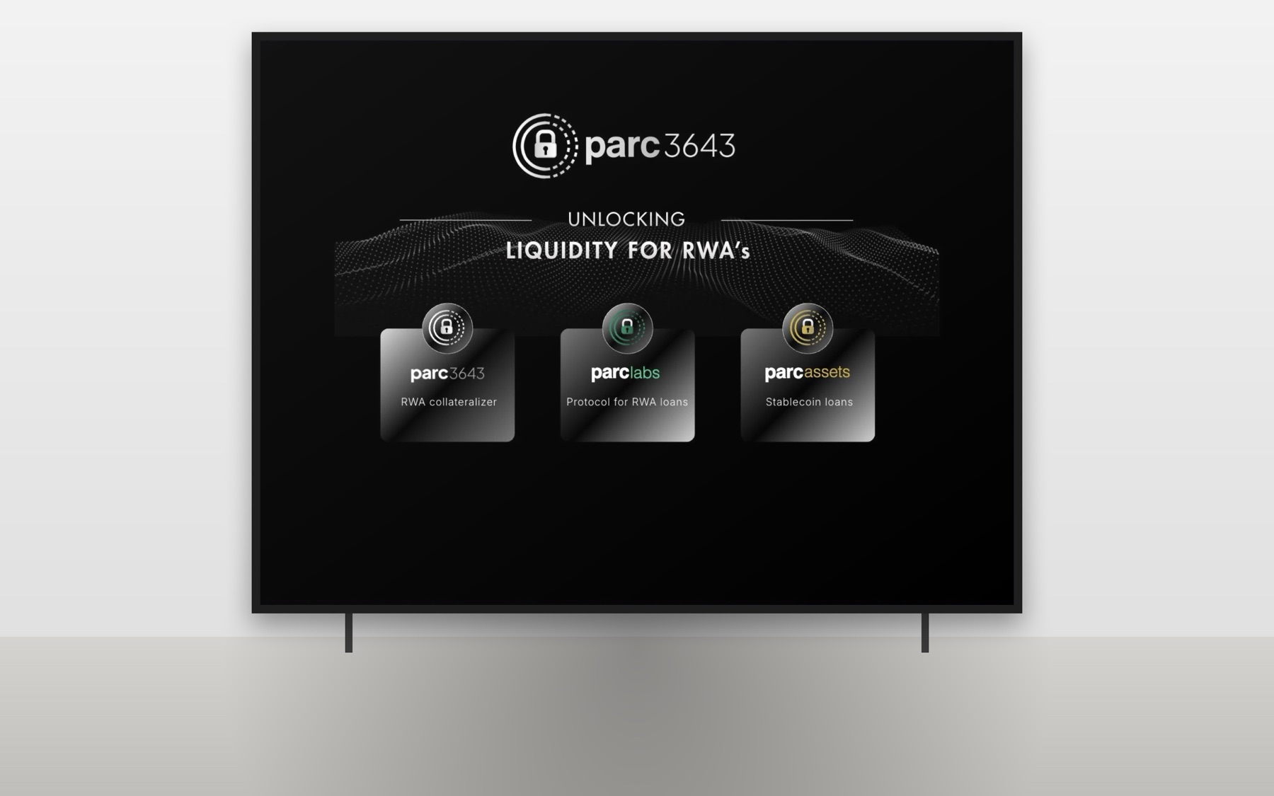 parc3643 booth standee at Tokenize This